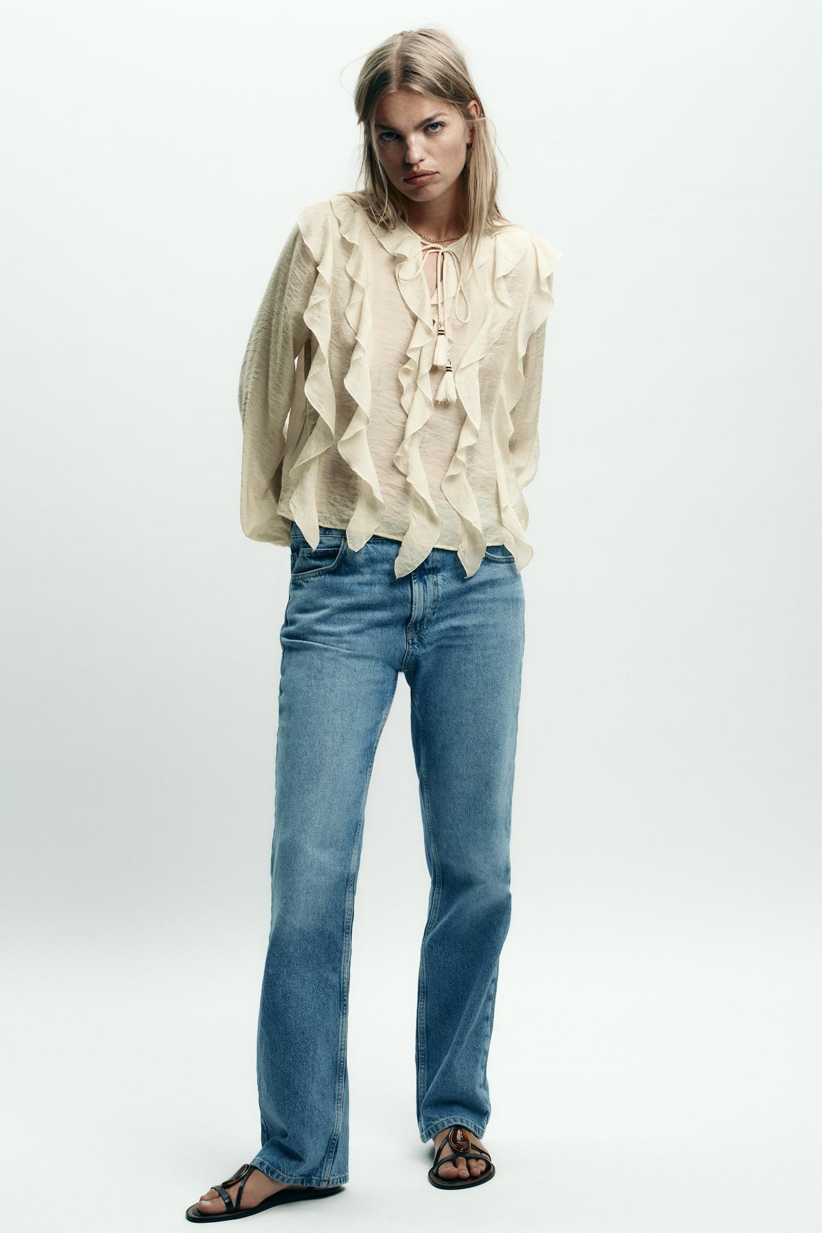 Ruffled Blouse