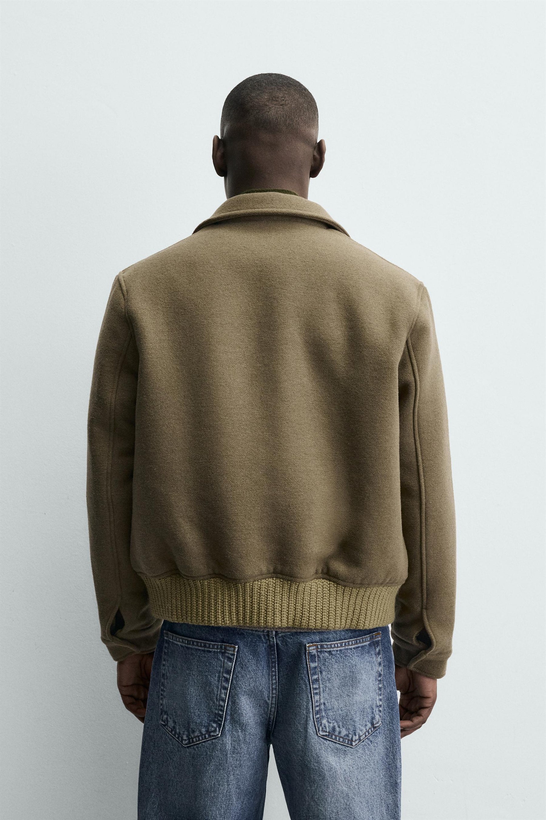 Wollgefütterte Jacke