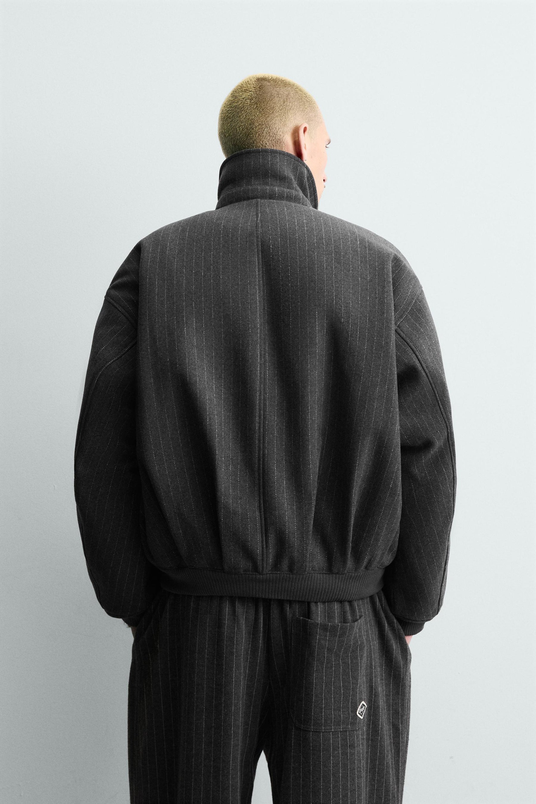 STRIPED EMBROIDERED JACKET - Image 3