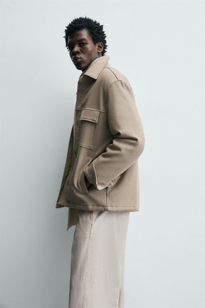 SOFT PADDED OVERSHIRT - Image 6