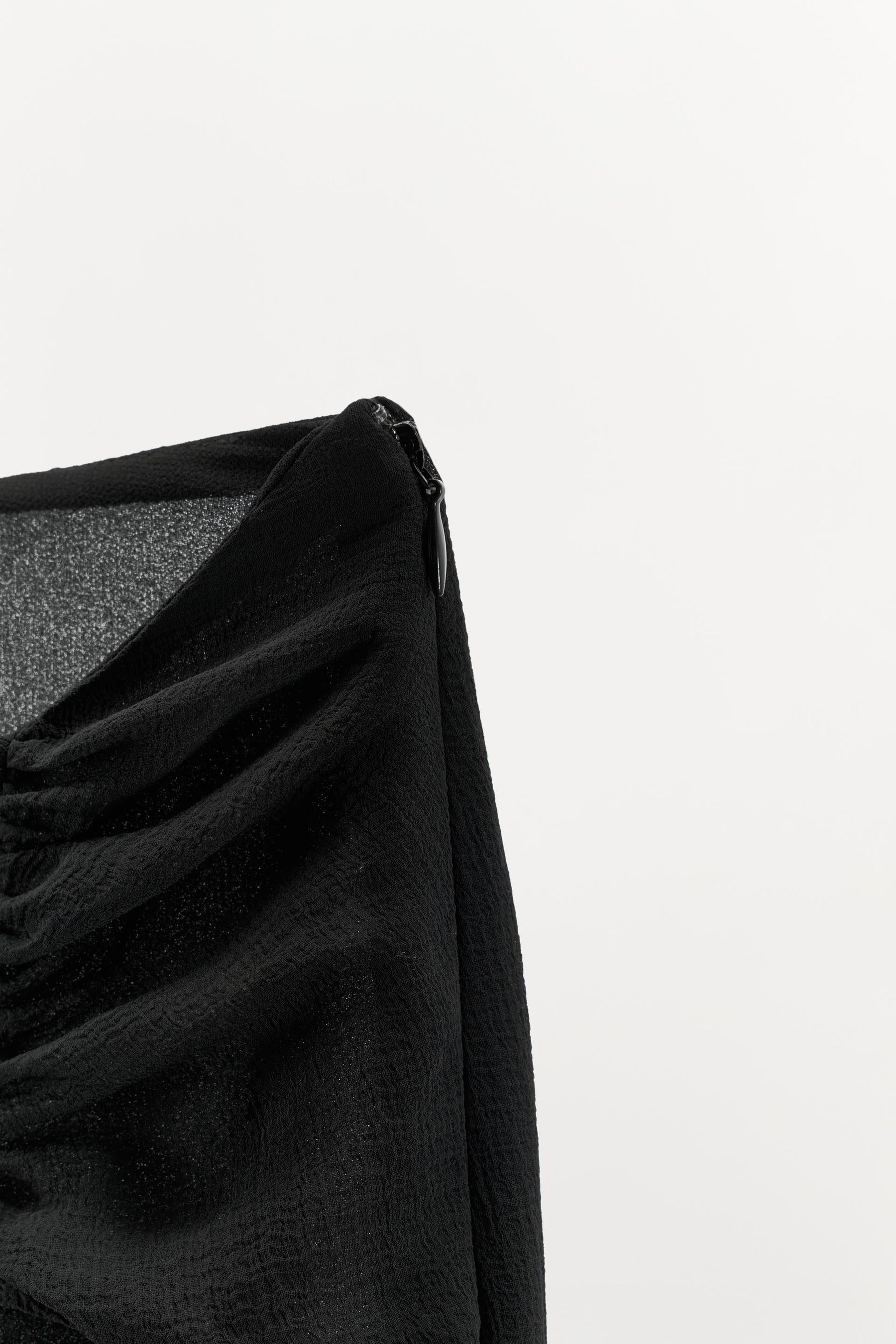 Draped Georgette Skirt