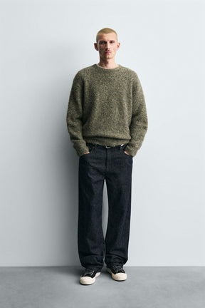 BOUCLÉ TEXTURED JUMPER - Image 1
