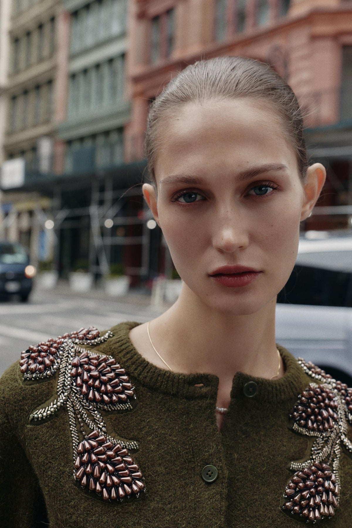 CARDIGAN WITH BEADS - Image 2