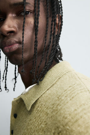 KNIT OPEN-WORK POLO SHIRT - Image 5