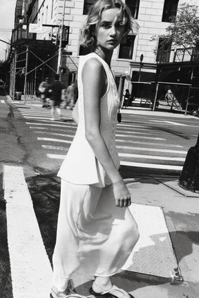 CABLE KNIT PEPLUM TOP - Image 5