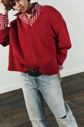 OVERSIZED KNIT JUMPER
