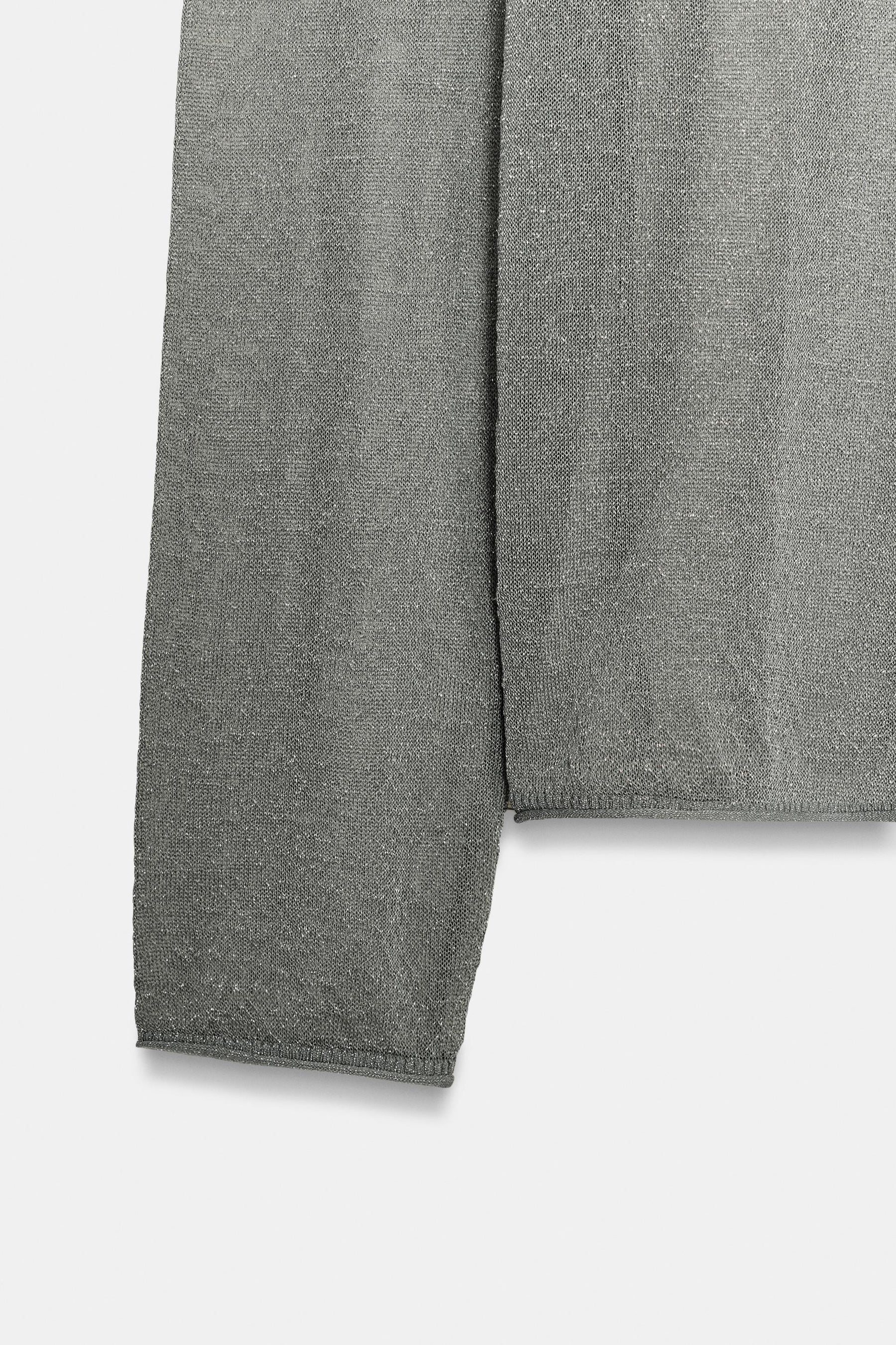 METALLIC THREAD KNIT JUMPER