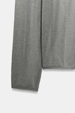 METALLIC THREAD KNIT JUMPER