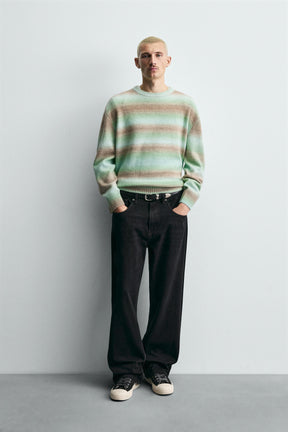 STRIPED TEXTURED JUMPER - Image 1
