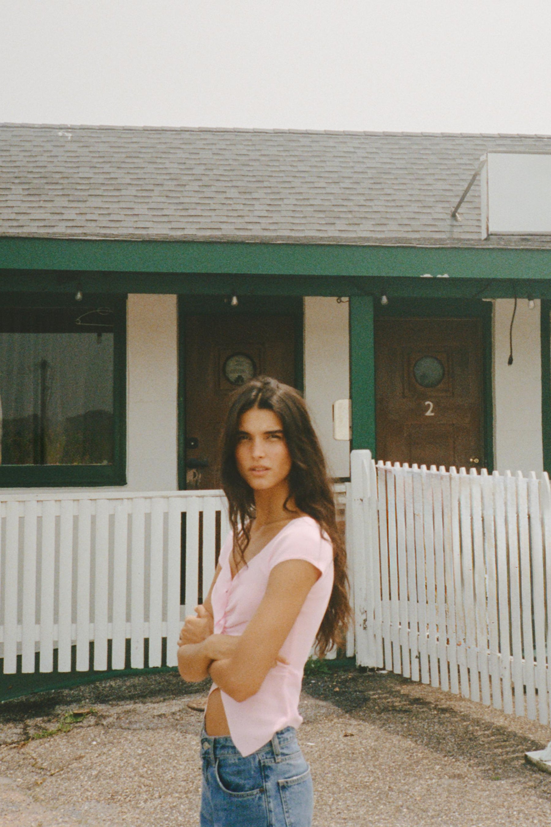 GATHERED KNIT TOP - Image 2