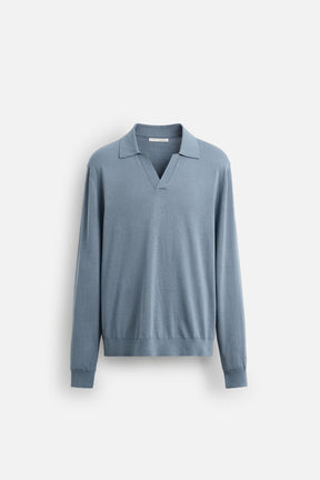 Polohemd aus Baumwollmischgewebe