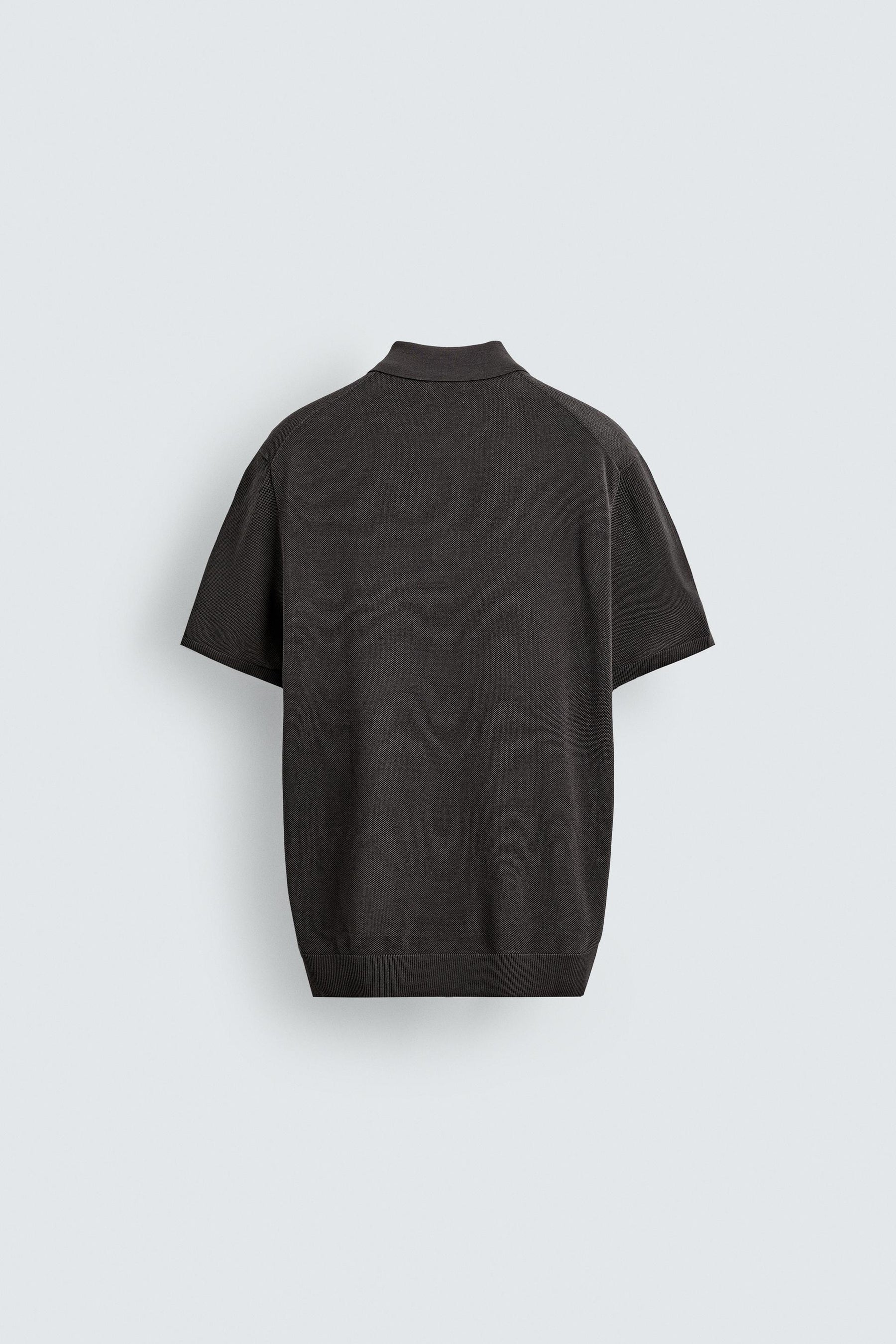 TEXTURED KNIT POLO SHIRT - Image 7