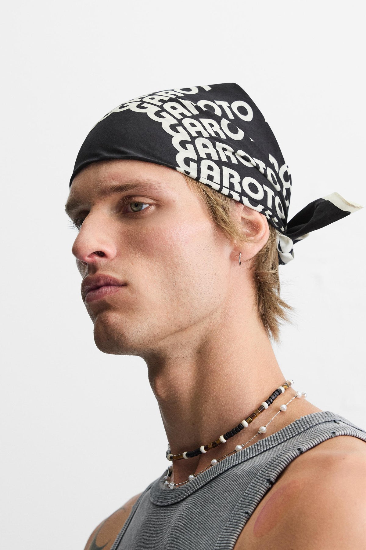 TEXT PRINT BANDANA - Image 2