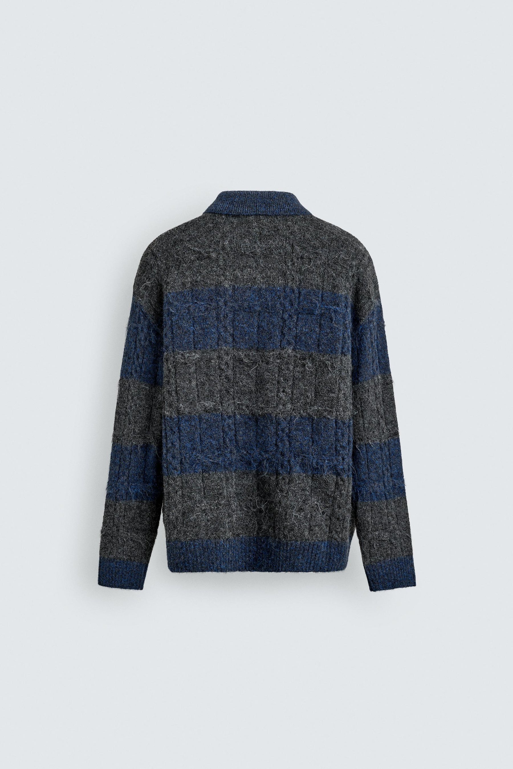Striped Jacquard Polo