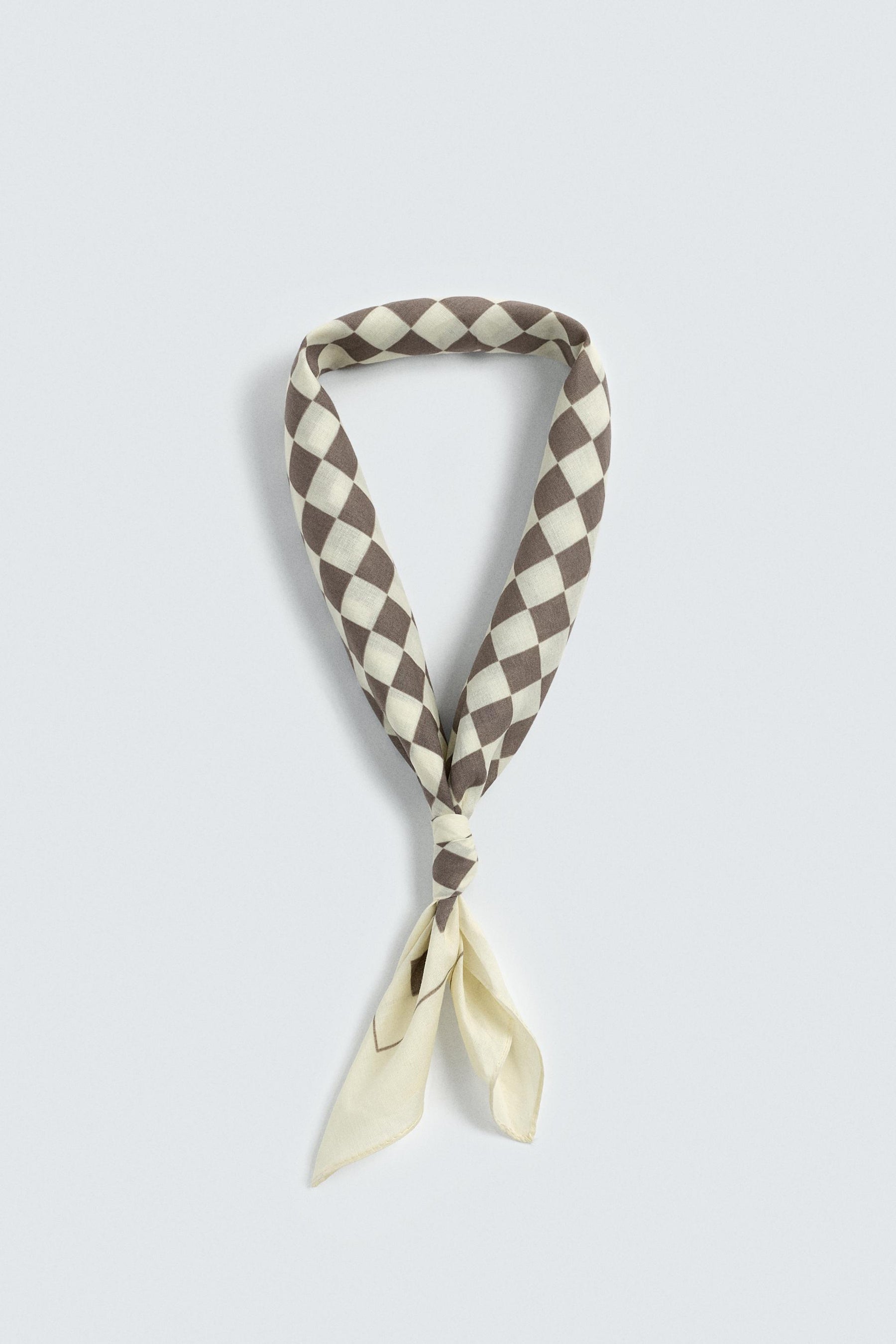 CHECK PRINT BANDANA - Image 2