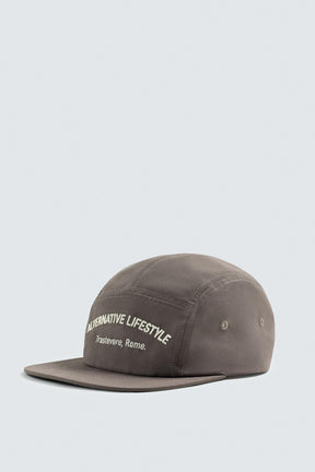 EMBROIDERED FLAT PEAK CAP - Image 5