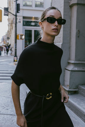Belted Knit Dress