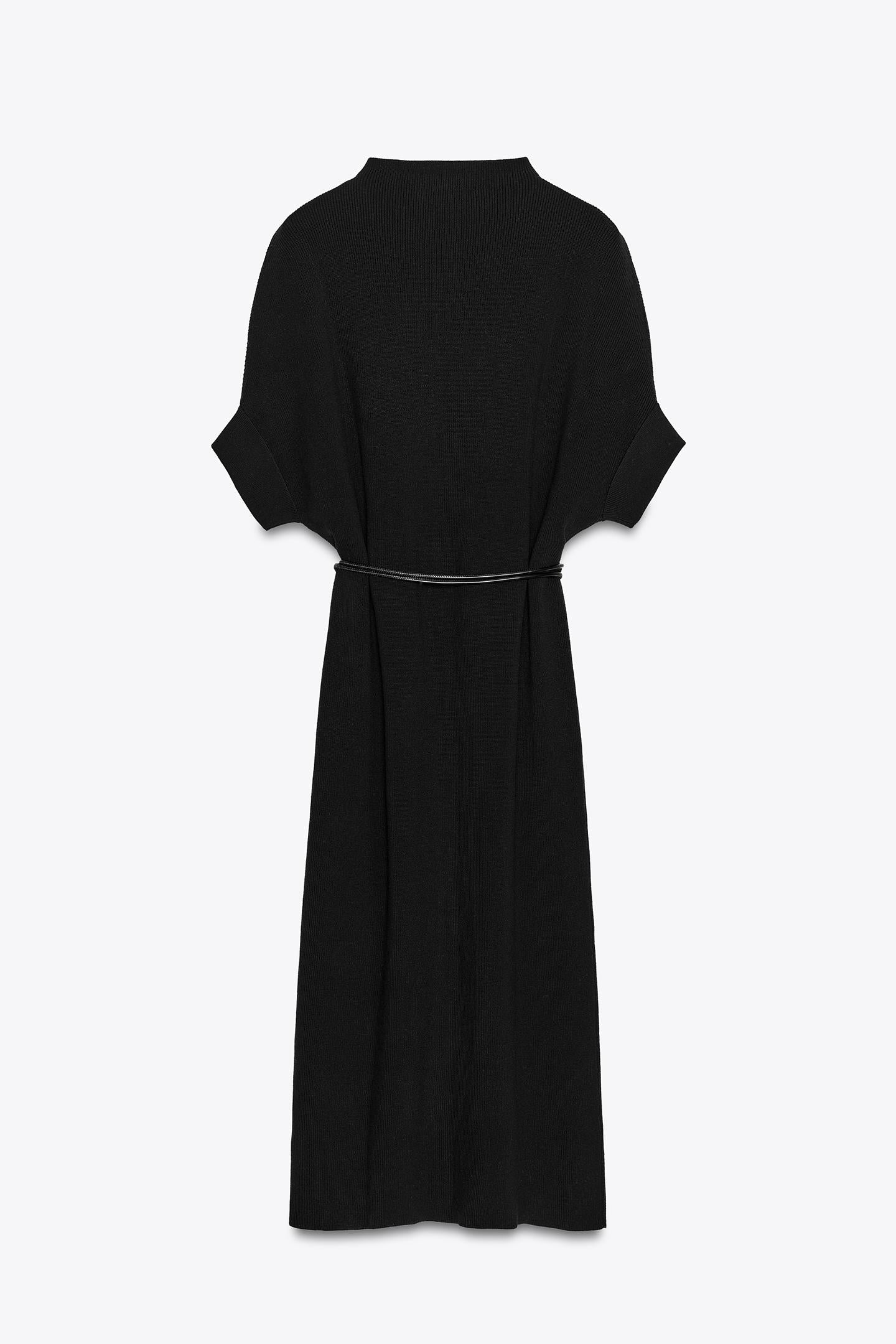 Belted Knit Dress