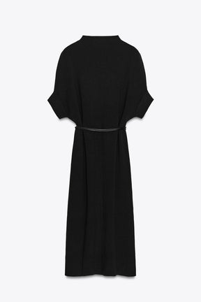 Belted Knit Dress