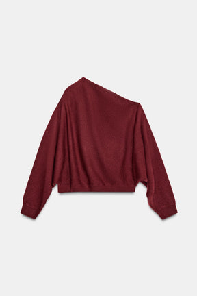 ASYMMETRIC RHINESTONE KNIT JUMPER - Image 6
