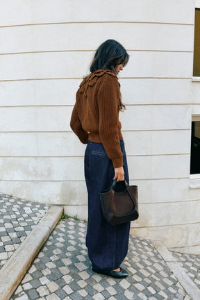 Cardigan mit Blumenmuster