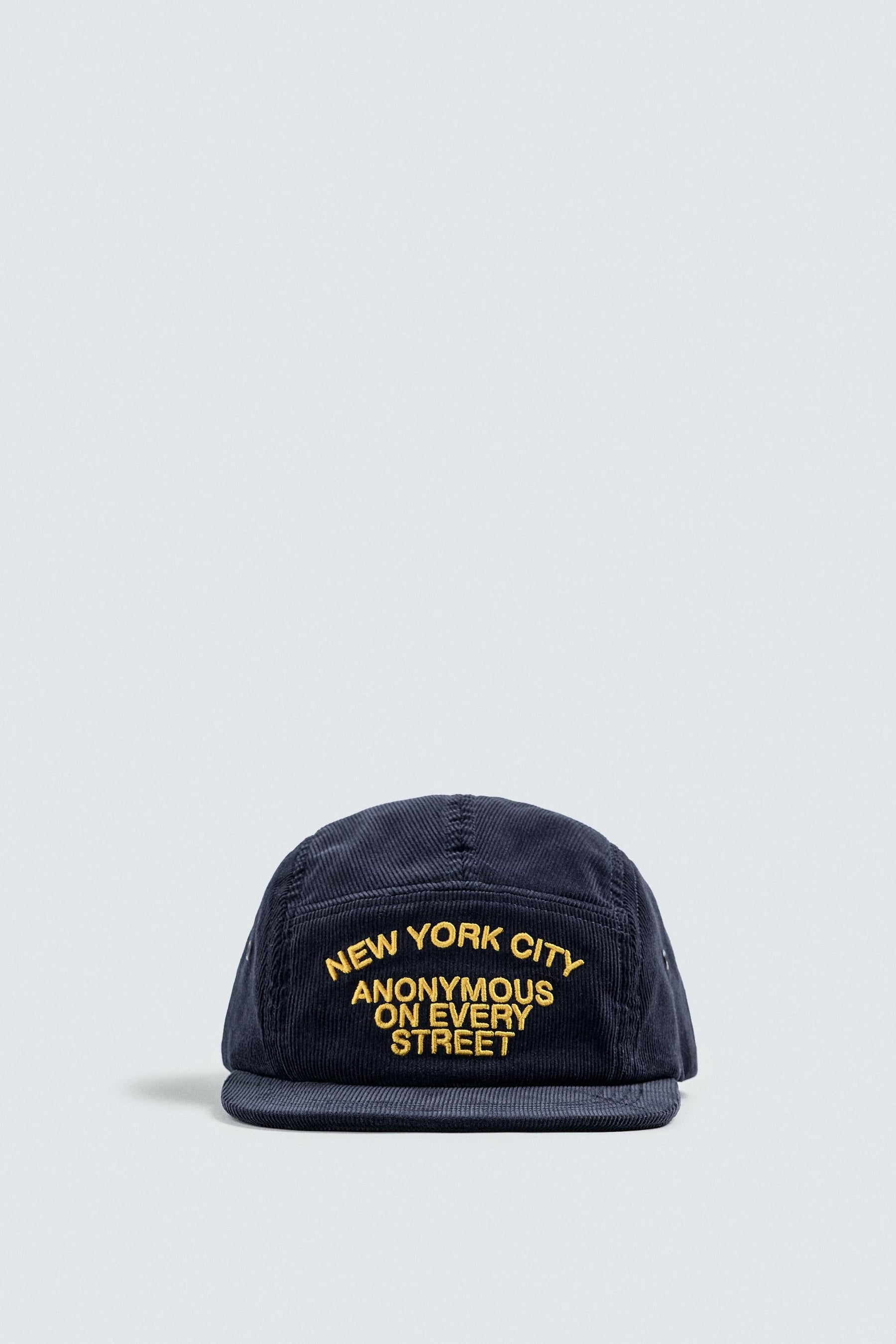 EMBROIDERED CORDUROY CAP - Image 2