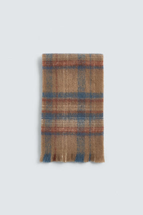 BRUSHED CHECK SCARF - Image 2