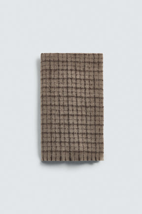 BRUSHED CHECK SCARF - Image 3