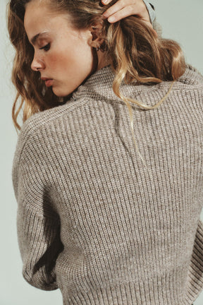 Bow-Detailed Knit Jumper