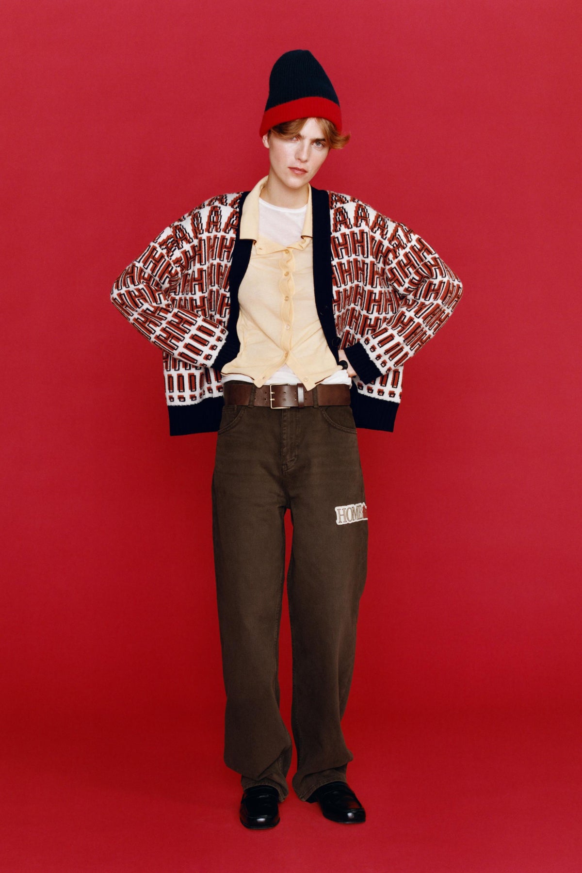 Oversize-Strickjacke 