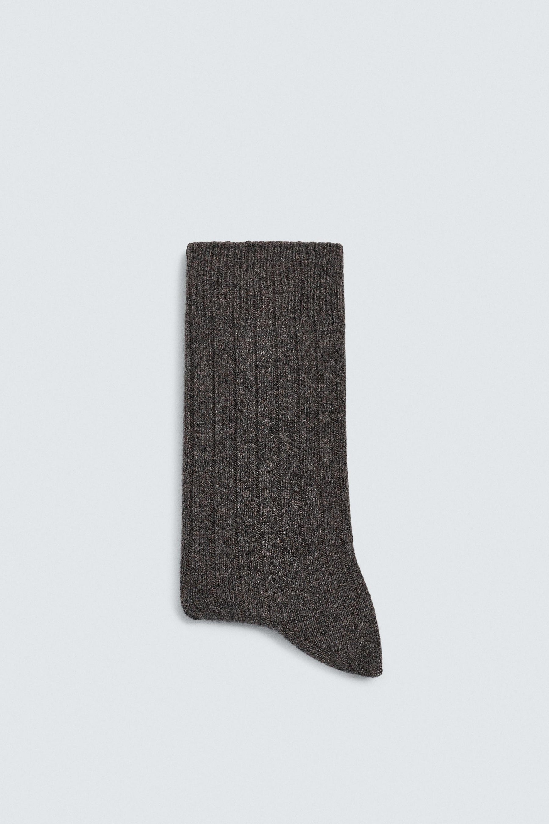 Ribbed Cashmere Socks