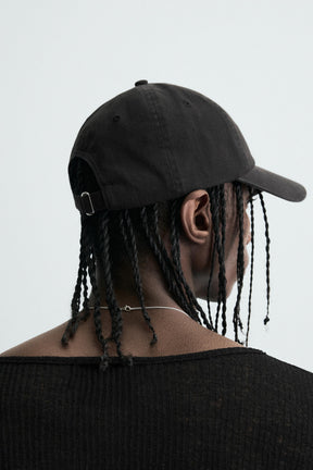 WASHED CAP WITH PRINTED TEXT - Image 4