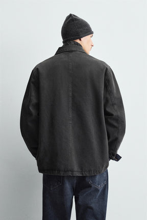RELAXED FIT JACKET WITH POCKETS - Image 3