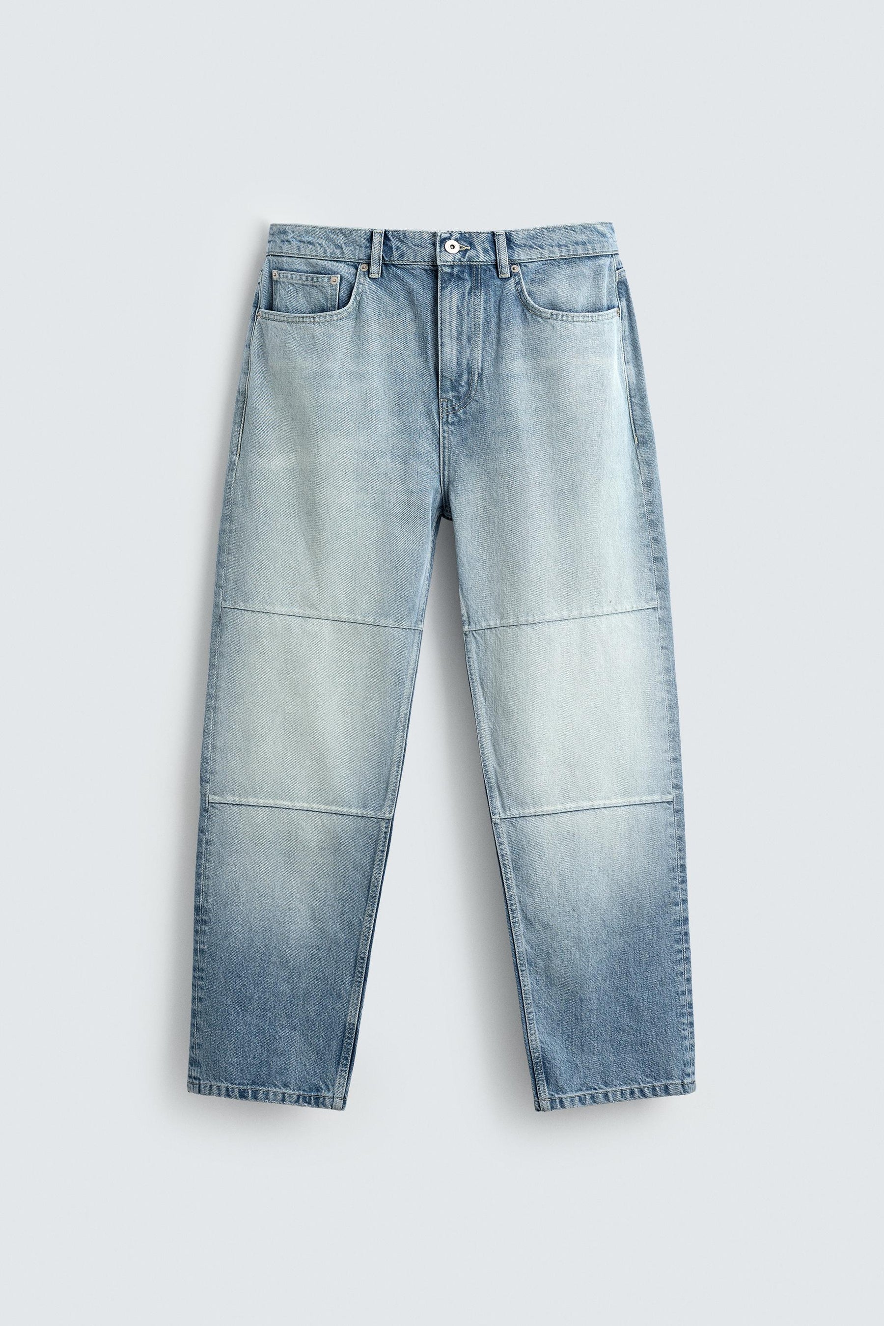 STRAIGHT-LEG JEANS WITH SEAMS - Image 7