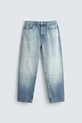 STRAIGHT-LEG JEANS WITH SEAMS - Image 7