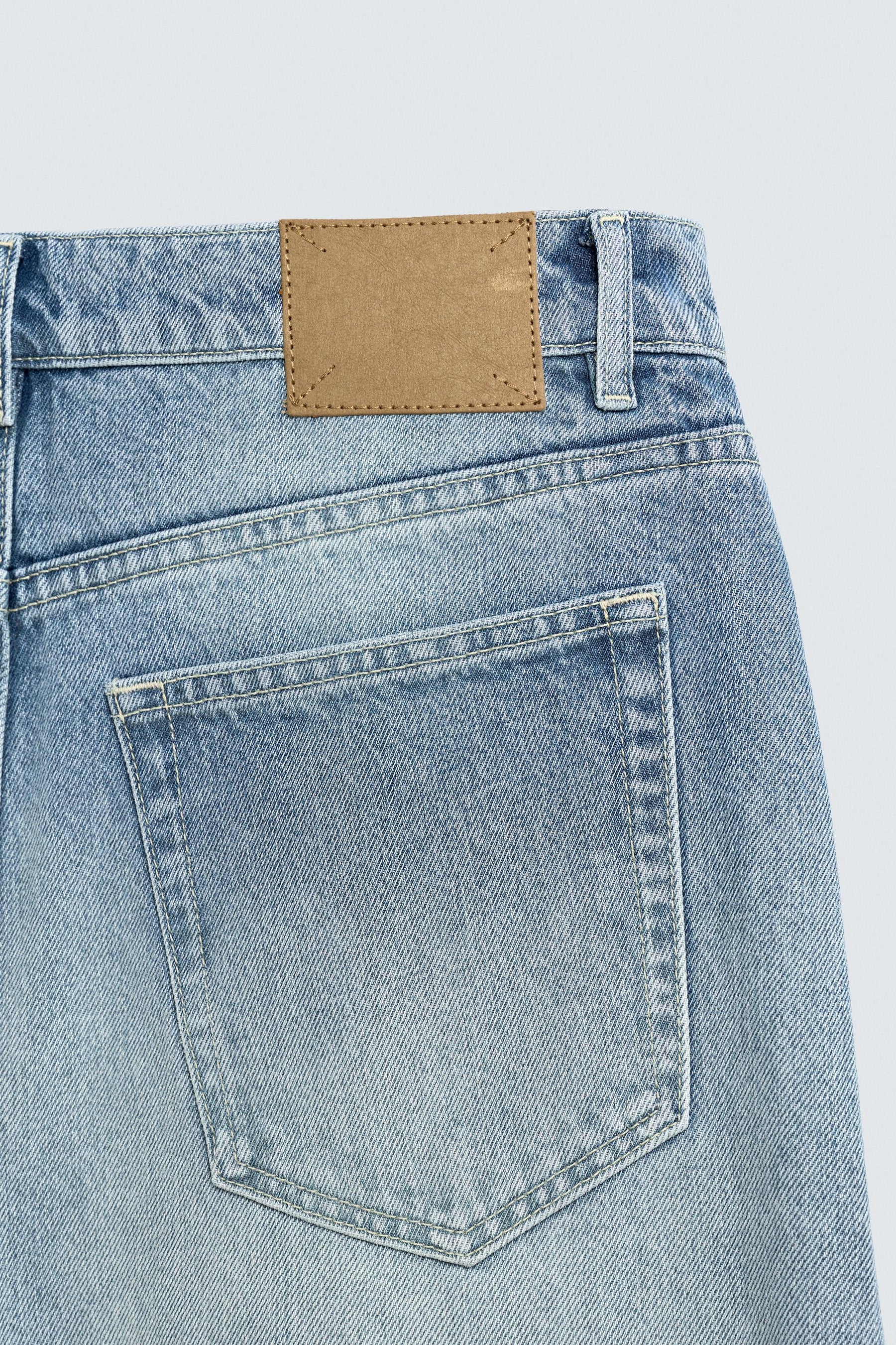 STRAIGHT-LEG JEANS WITH SEAMS - Image 9