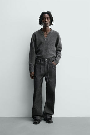 RELAXED bell bottom FIT JEANS - Image 1
