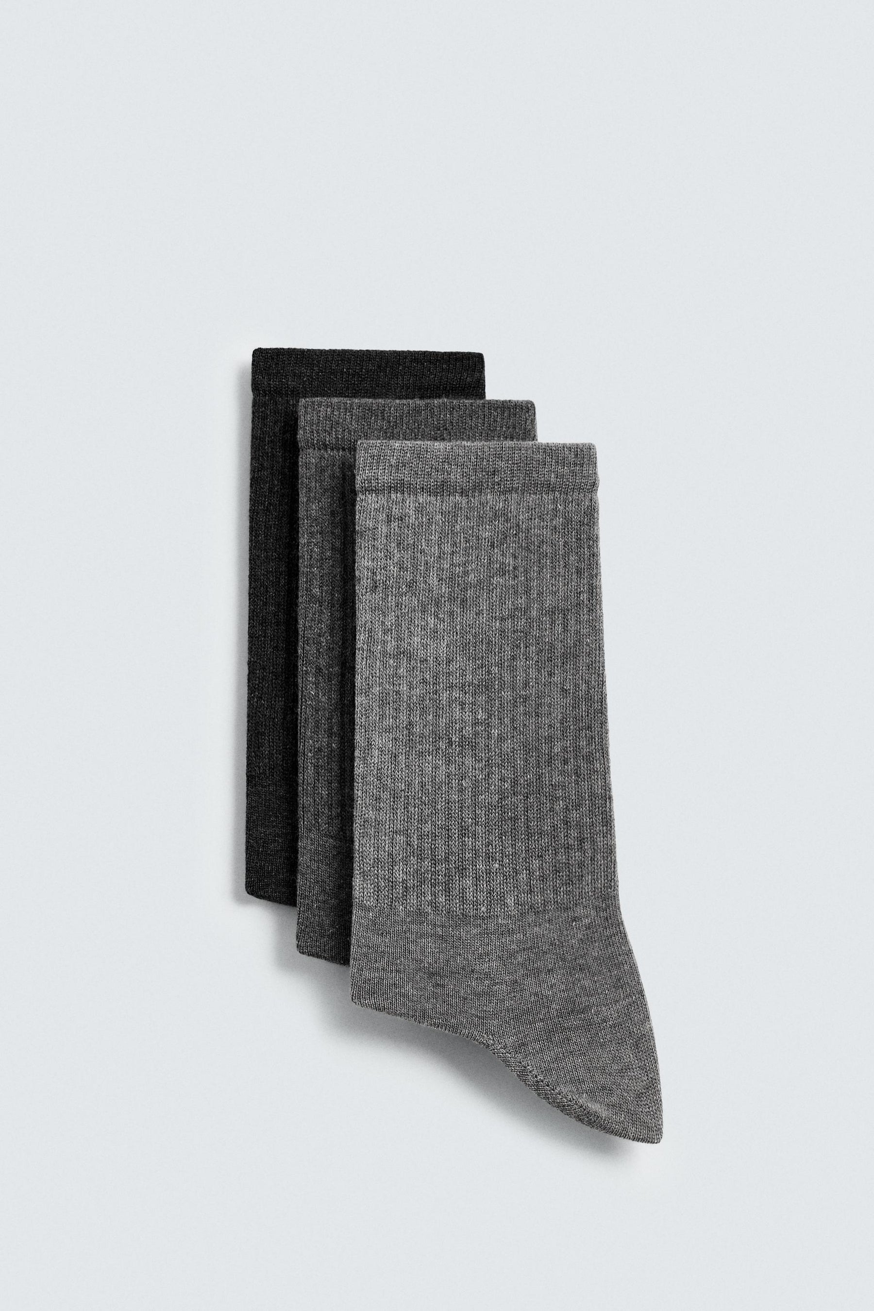 3-PACK OF RIBBED SOCKS - Image 1