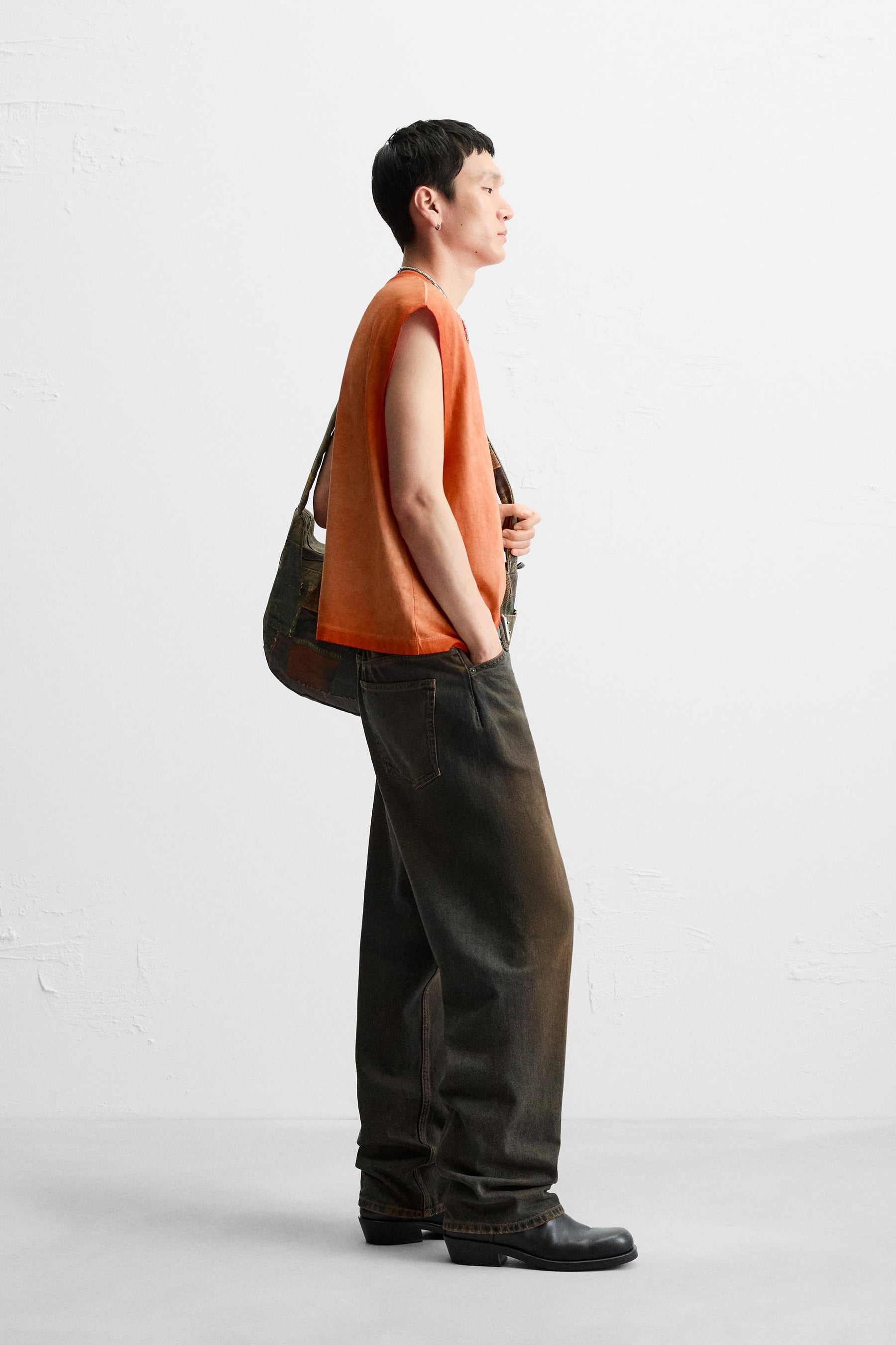 WASHED EMBROIDERED TANK TOP - Image 4