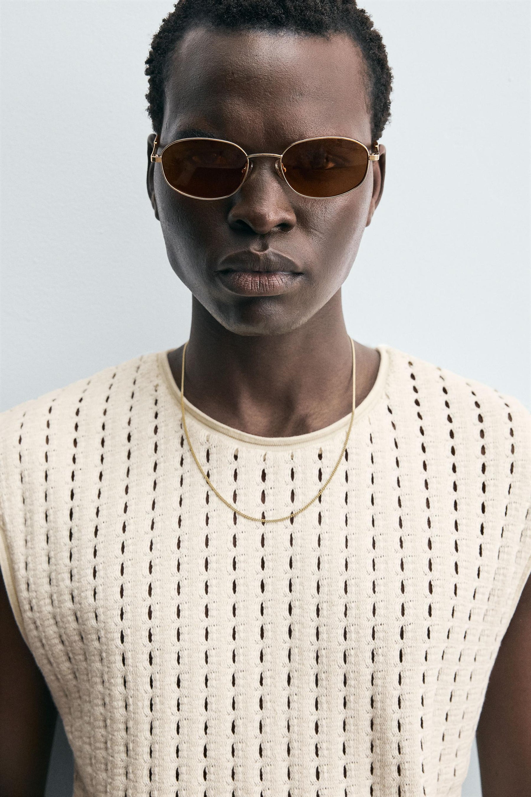 SLEEVELESS KNIT T-SHIRT - Image 5