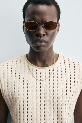 SLEEVELESS KNIT T-SHIRT - Image 5