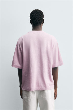 RELAXED FIT T-SHIRT WITH POCKET - Image 3