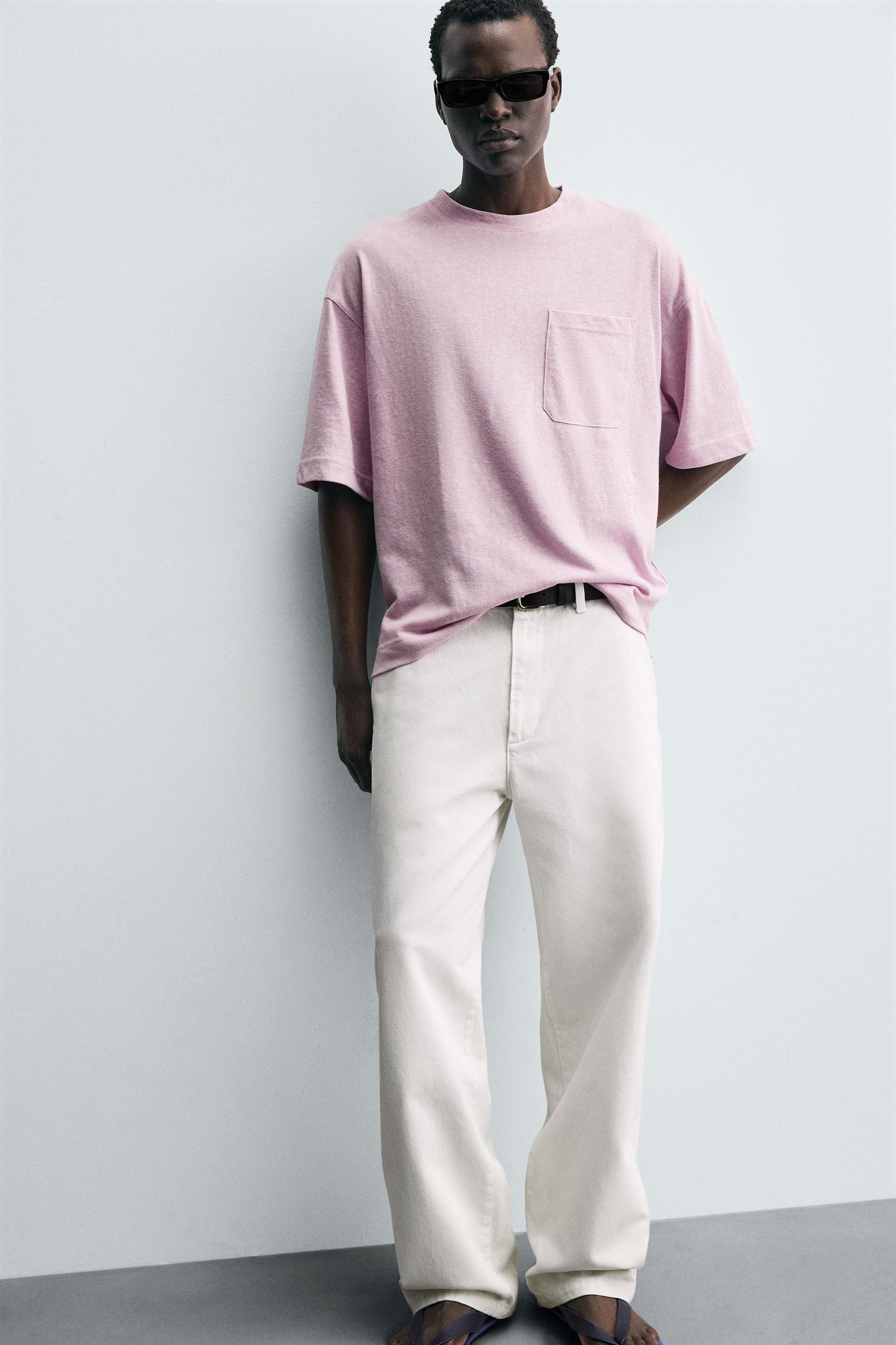 RELAXED FIT T-SHIRT WITH POCKET - Image 5
