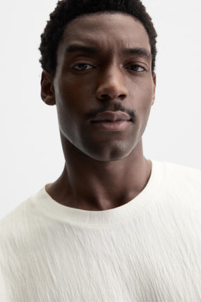 TEXTURED RELAXED FIT T-SHIRT - Image 6