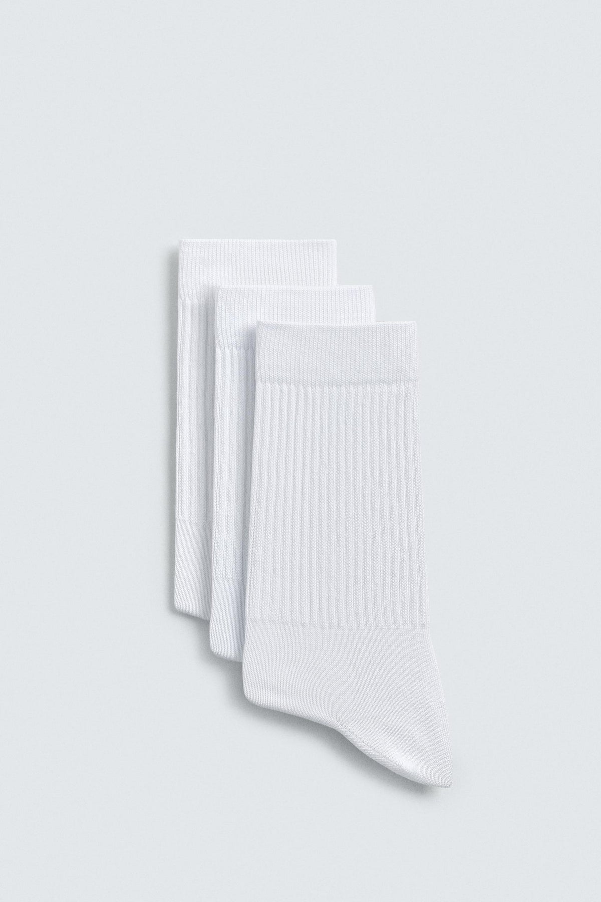 Ribbed Basic Socks
