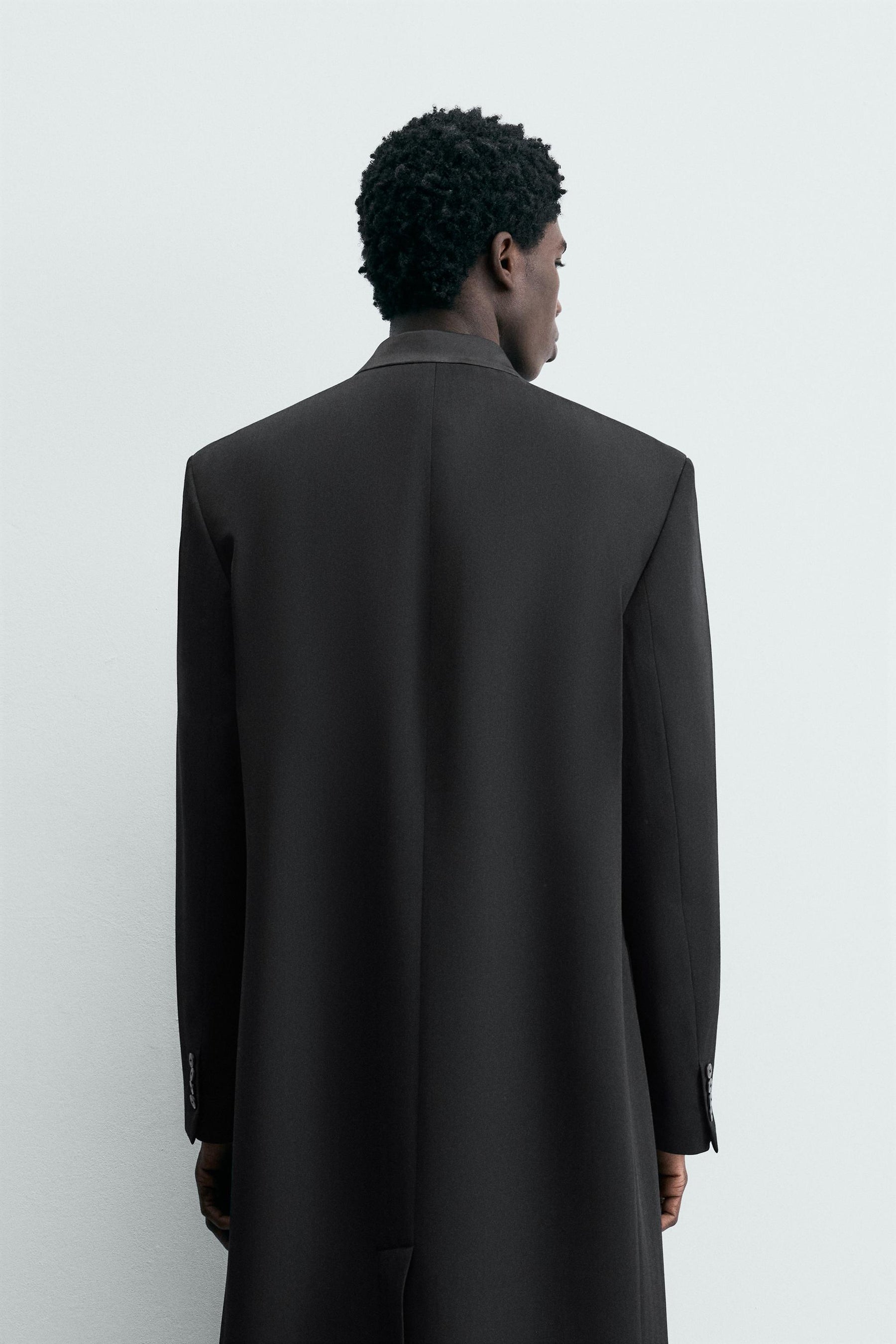 STRIPED JACQUARD FROCK COAT - LIMITED EDITION - Image 3