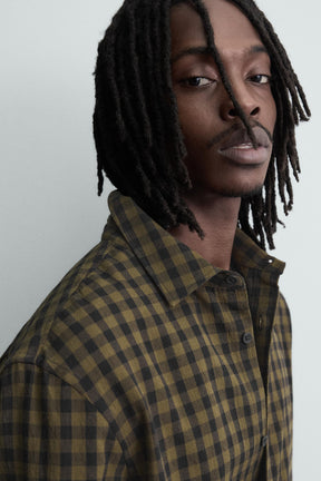 RELAXED FIT CHECK SHIRT - Image 5