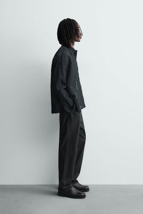 STRIPED JACQUARD SHIRT - Image 4