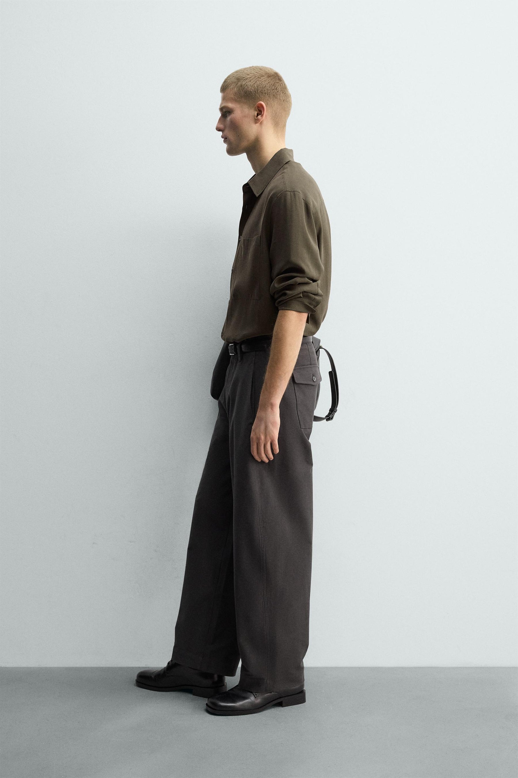 FLUID SHIRT WITH POCKET - Image 4