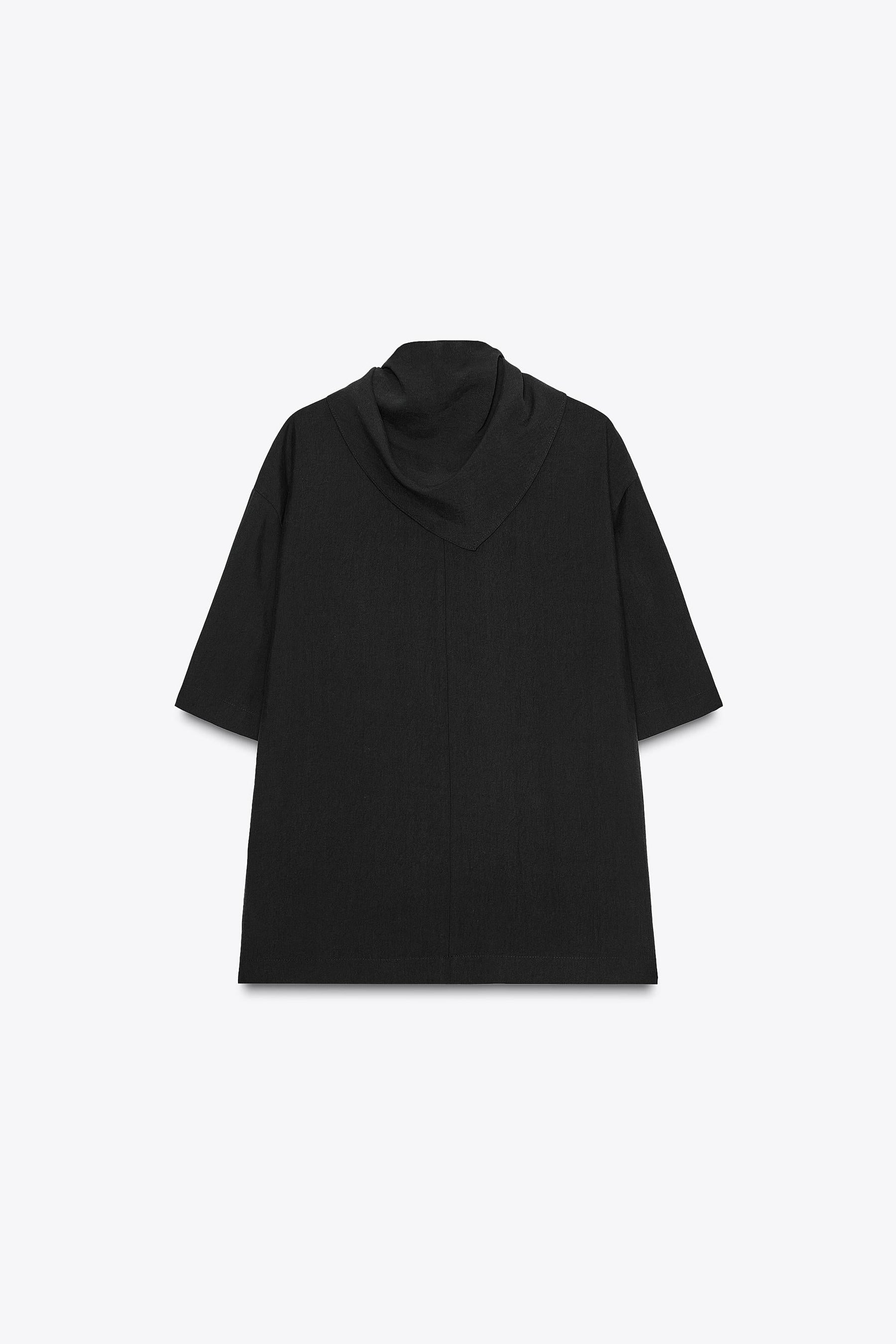 Flowing Blouse with Scarf